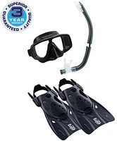 TUSA Sport Platina Mask, Hyperdry Snorkel & Fin Travel Set