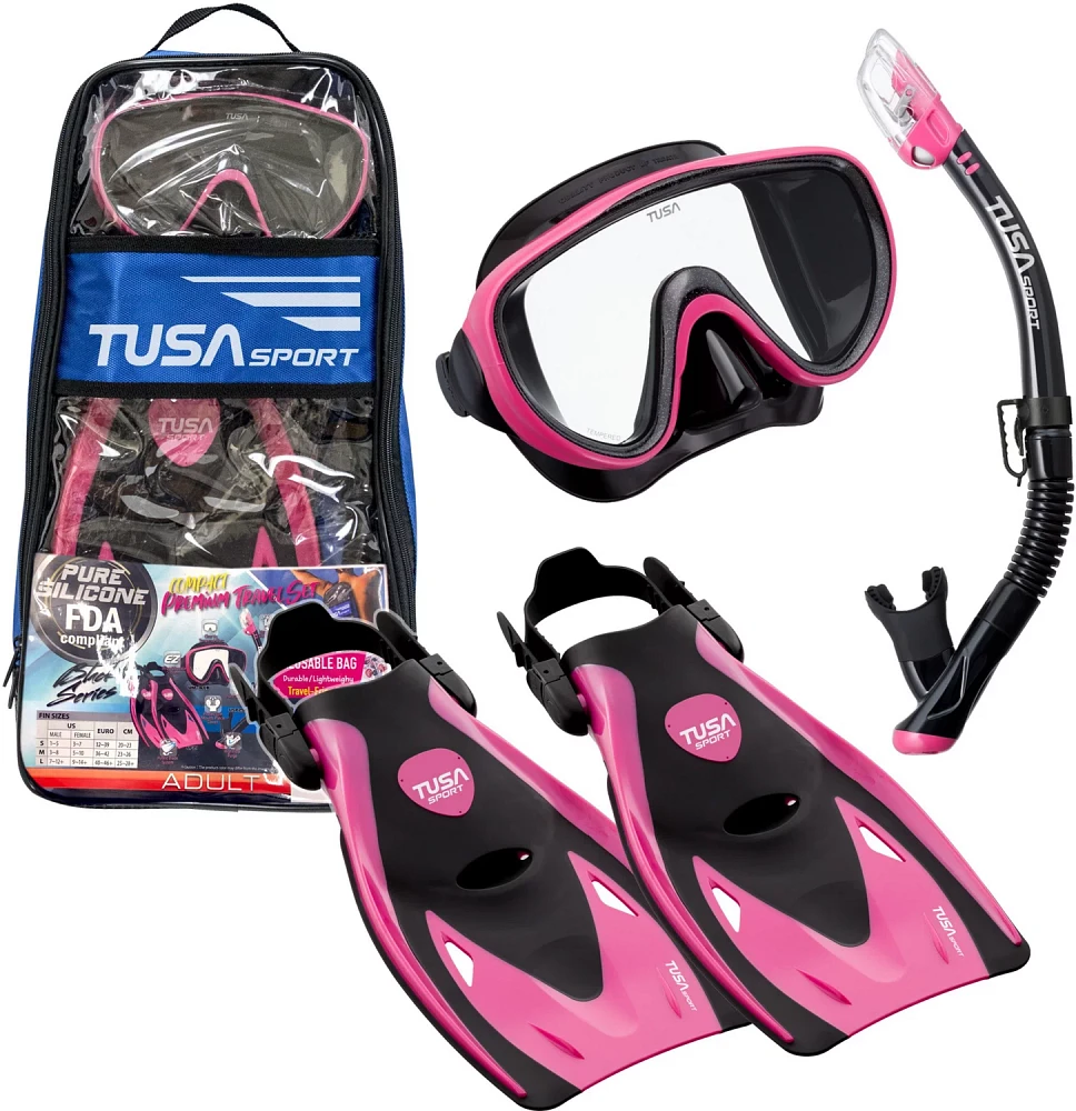 TUSA Sport Adults' Serene Snorkel Travel Set