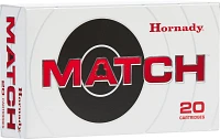 Hornady ELD Match 6mm Creedmoor 108-Grain Rifle Ammunition - 20 Rounds                                                          