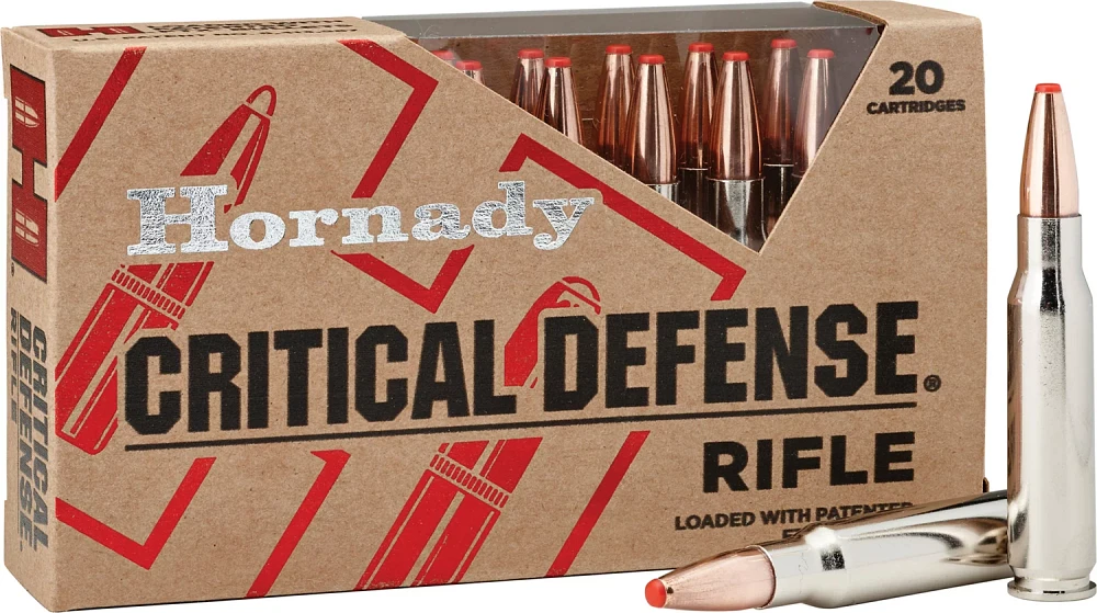 Hornady Critical Defense FTX Rifle Ammunition - 20 Rounds                                                                       