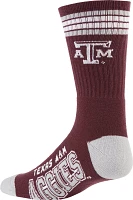 For Bare Feet Adults' Texas A&M University 4-Stripe Deuce Socks                                                                 