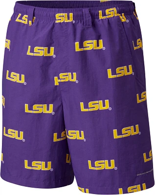 Columbia Sportswear Men's Louisiana State University Backcast II Printed Shorts