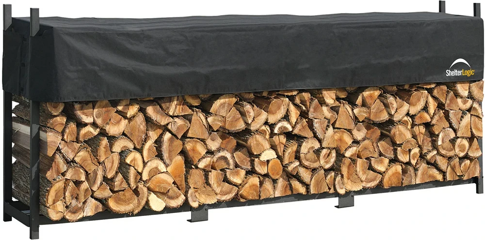 ShelterLogic Ultra Duty 12 ft Firewood Rack with Cover                                                                          