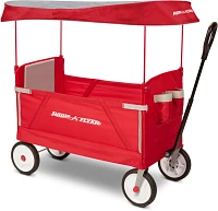 Radio Flyer Kids' 3-in-1 EZ Fold Wagon with Canopy                                                                              