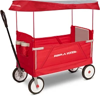 Radio Flyer Kids' 3-in-1 EZ Fold Wagon with Canopy                                                                              