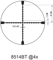 Truglo TRU-BRITE 30 Series 1 - 4 x 24 Riflescope                                                                                