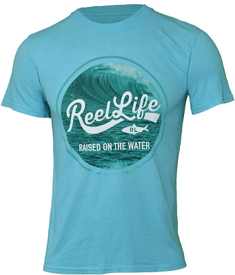 Reel Life Men's Ocean Washed Raised on the Water T-shirt                                                                        
