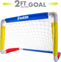 Franklin Kids' 24 in x 16 in x 16 in Soccer Goal with Ball and Pump                                                             