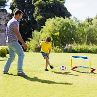 Franklin Kids' 24 in x 16 in x 16 in Soccer Goal with Ball and Pump                                                             