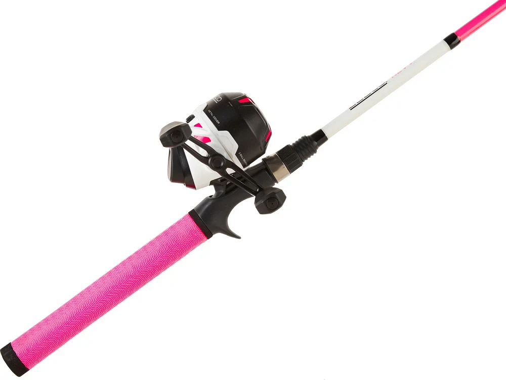 Zebco Roam 3SZ Pink 6 ft M Spincast Rod and Reel Combo                                                                          