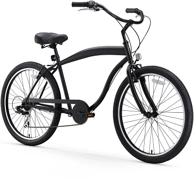 sixthreezero Men's In the Barrel 26 in 7-Speed Beach Cruiser Bike