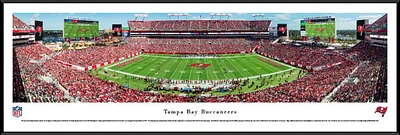 Blakeway Panoramas Tampa Bay Buccaneers Raymond James Stadium Standard Framed Panoramic Print                                   