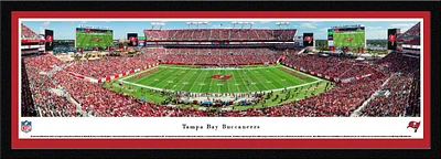 Blakeway Panoramas Tampa Bay Buccaneers Raymond James Stadium Single Mat Select Framed Panoramic Pri                            