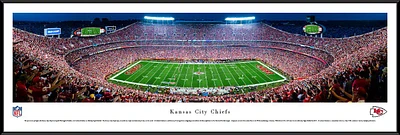 Blakeway Panoramas Kansas City Chiefs 50 Yd Arrowhead Stadium Standard Framed Panoramic Print                                   