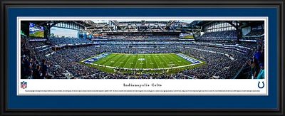 Blakeway Panoramas Indianapolis Colts Lucas Oil Stadium Double Mat Deluxe Framed Panoramic Print                                