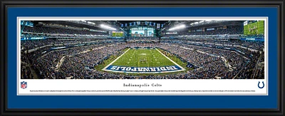 Blakeway Panoramas Indianapolis Colts Lucas Oil Stadium 50 Yd Double Mat Deluxe Framed Panoramic Pri                            