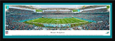 Blakeway Panoramas Miami Dolphins Hard Rock Stadium Single Mat Select Framed Panoramic Print                                    