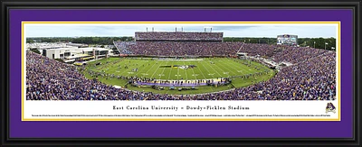 Blakeway Panoramas East Carolina University Dowdy Ficklen Stadium Double Mat Deluxe Framed Panoramic                            