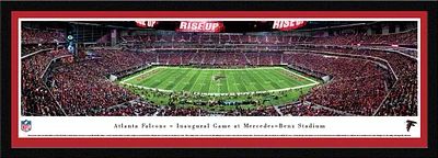 Blakeway Panoramas Atlanta Falcons Mercedes-Benz Stadium First Game Single Mat Select Framed Panoram                            