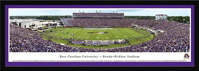 Blakeway Panoramas East Carolina University Dowdy-Ficklen Stadium Single Mat Select Framed Panoramic                            