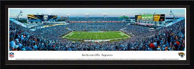 Blakeway Panoramas Jacksonville Jaguars EverBank Field Single Mat Select Framed Panoramic Print                                 