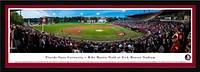 Blakeway Panoramas Florida State University Mike Martin Field Single Mat Select Frame Panoramic Prin                            