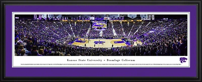 Blakeway Panoramas Kansas State University Bramlage Coliseum Double Mat Deluxe Framed Panoramic Prin                            