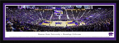 Blakeway Panoramas Kansas State University Bramlage Coliseum Single Mat Select Framed Panoramic Prin                            