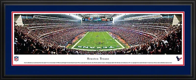 Blakeway Panoramas Houston Texans Reliant Stadium Double Mat Deluxe Framed Panoramic Print                                      
