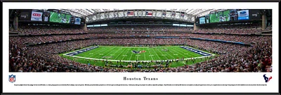 Blakeway Panoramas Houston Texans 50 Yd NRG Stadium Standard Framed Panoramic Print                                             