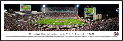 Blakeway Panoramas Mississippi State University Davis Wade Stadium Standard Frame Panoramic Print                               