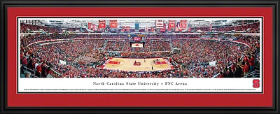 Blakeway Panoramas North Carolina State University PNC Arena Double Mat Deluxe Framed Panoramic Prin                            