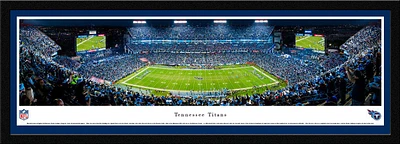 Blakeway Panoramas Tennessee Titans Nissan Stadium Single Mat Select Framed Panoramic Print                                     