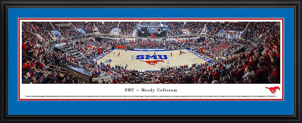 Blakeway Panoramas Southern Methodist University Moody Coliseum Double Mat Deluxe Framed Panoramic P                            