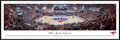 Blakeway Panoramas Southern Methodist University Moody Coliseum Standard Framed Panoramic Print                                 