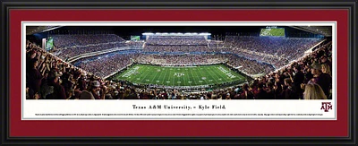 Blakeway Panoramas Texas A&M University Kyle Field Double Mat Deluxe Framed Panoramic Print                                     