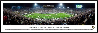 Blakeway Panoramas University of Central Florida Spectrum Stadium Standard Frame Panoramic Print                                