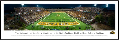 Blakeway Panoramas University of Southern Mississippi M.M. Roberts Stadium Standard Frame Panoramic                             