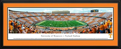 Blakeway Panoramas University of Tennessee Neyland Stadium Double Mat Deluxe Framed Panoramic Print                             