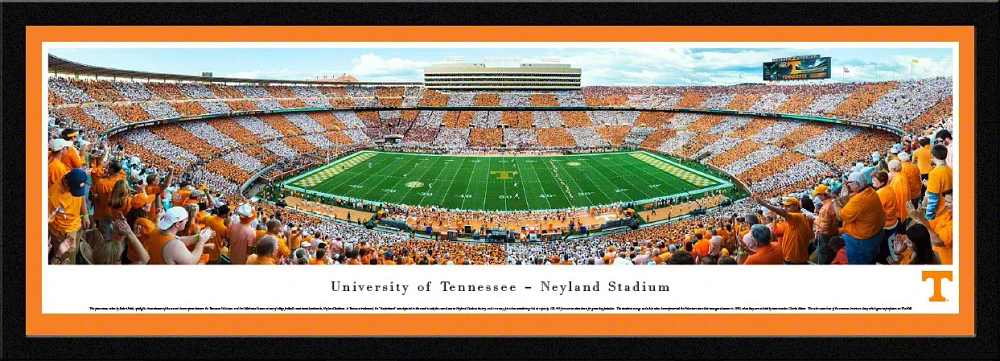 Blakeway Panoramas University of Tennessee Neyland Stadium Single Mat Select Framed Panoramic Print                             