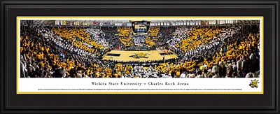 Blakeway Panoramas Wichita State University Charles Koch Arena Double Mat Deluxe Framed Panoramic Pr                            