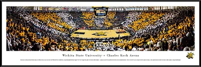 Blakeway Panoramas Wichita State University Charles Koch Arena Standard Framed Panoramic Print                                  