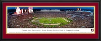 Blakeway Panoramas Florida State University Double Mat Deluxe Framed Doak Campbell Stadium Panoramic                            