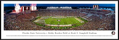 Blakeway Panoramas Florida State University Doak S. Campbell Stadium Standard Frame Panoramic Print                             
