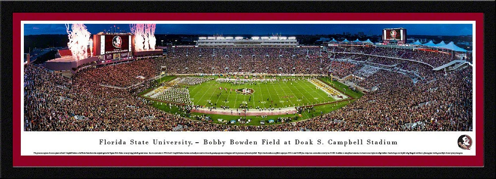 Blakeway Panoramas Florida State University Doak S. Campbell Stadium Single Mat Select Framed Panora                            