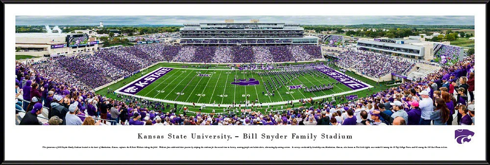 Blakeway Panoramas Kansas State University Bill Snyder Family Stadium Standard Frame Panoramic Print                            