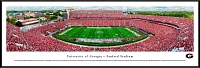 Blakeway Panoramas University of Georgia Sanford Stadium Standard Frame Panoramic Print                                         