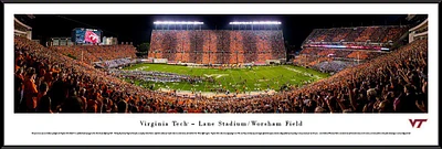 Blakeway Panoramas Virginia Tech Lane Stadium/Worsham Field Standard Frame Panoramic Print                                      