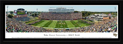 Blakeway Panoramas Wake Forest University BB&T Field Single Mat Select Framed Panoramic Print                                   