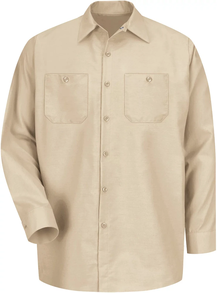 Red Kap Men's Long Sleeve Industrial Work Shirt